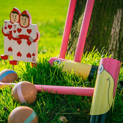 Alice in Wonderland Flamingo Croquet Set