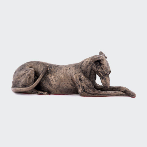 Chester the Lurcher Cast Bronze Dog Sculpture