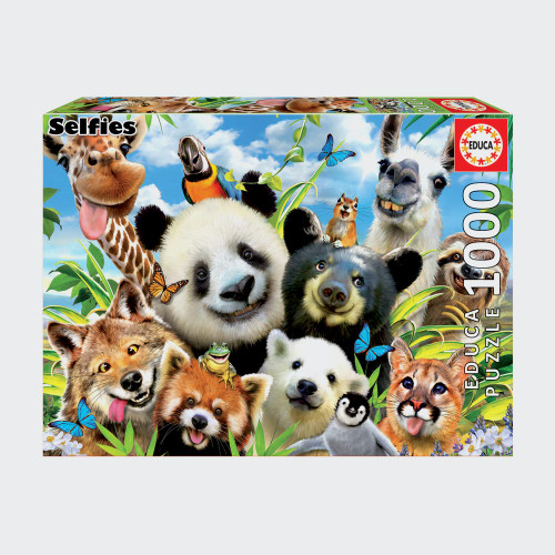 Llama Drama Animal Selfie 1000 Piece Puzzle