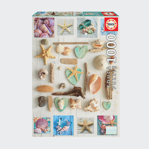 Seashells Collage 1000 Piece Puzzle