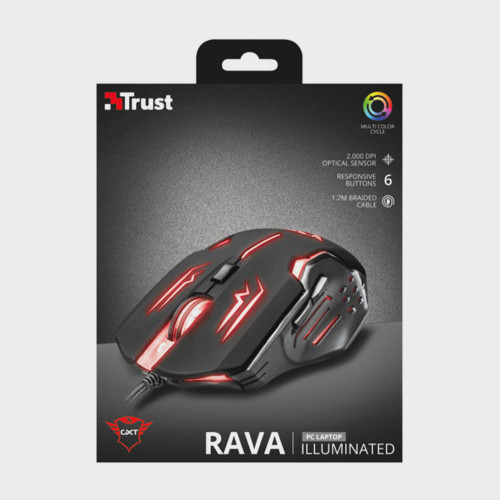 Trust GXT108 Rava Illuminated Gaming Mouse