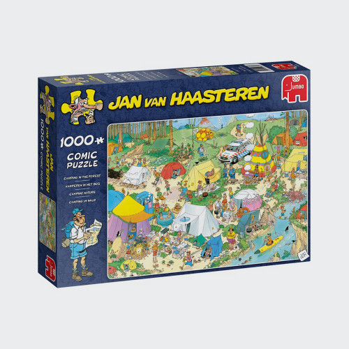 Jan van Haasteren Camping in the Forest 1000 Piece Puzzle