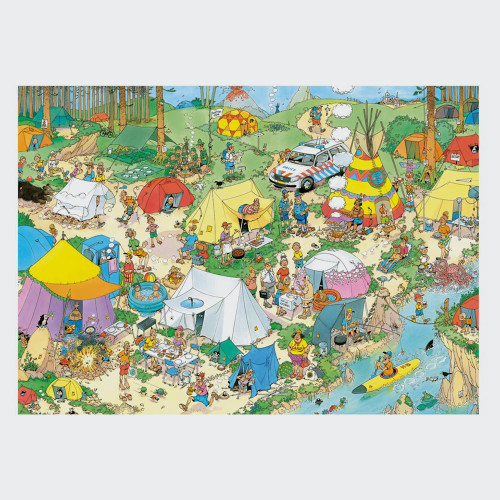 Jan van Haasteren Camping in the Forest 1000 Piece Puzzle