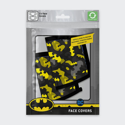 Batman Camo Face Mask – 2 Pack