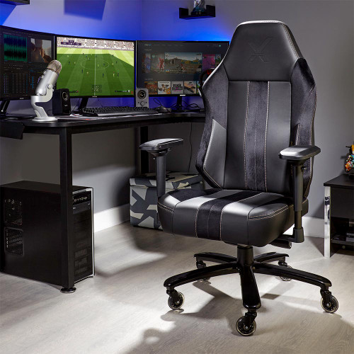 X Rocker Echo Esports Gaming Chair – Black Gold