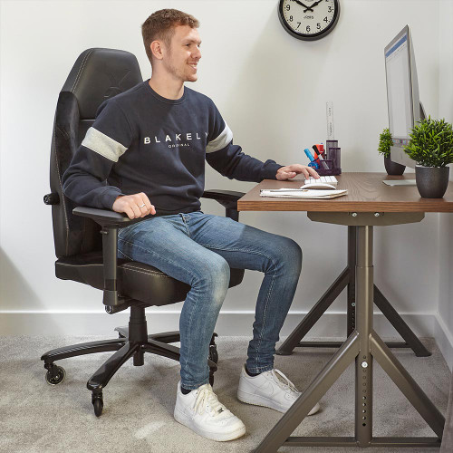 X Rocker Echo Esports Gaming Chair – Black Gold