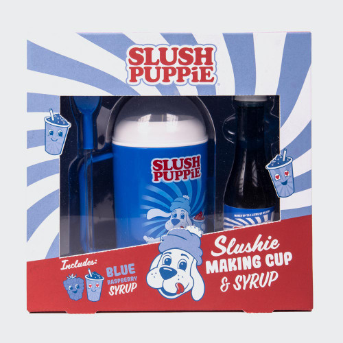 Slush Puppie Making Cup and Blue Raspberry Syrup