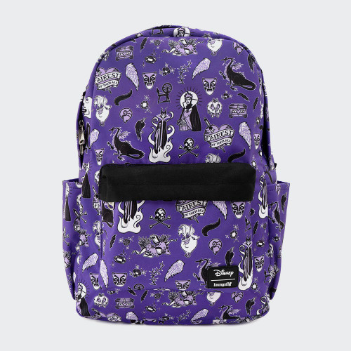Disney Villains All Over Print Loungefly Laptop Backpack