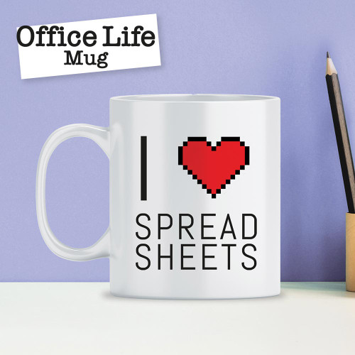 I Love Spreadsheets Mug