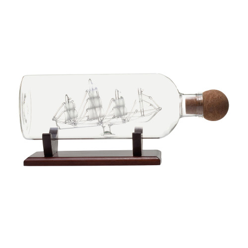 Mixology Ship in a Bottle Decanter