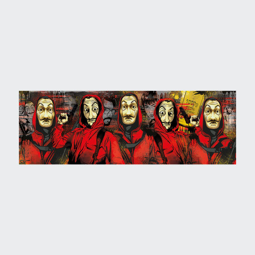 Money Heist Panorama 1000 Piece Jigsaw Puzzle