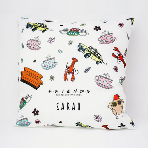 Personalised Friends Pattern Cushion
