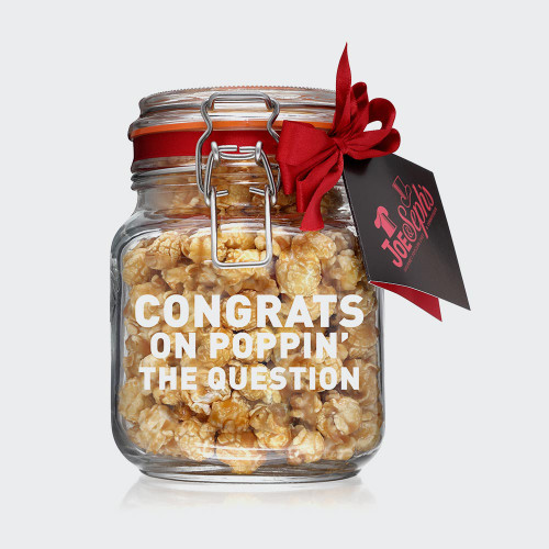 Personalised Joe & Seph's Gourmet Popcorn Kilner Jar