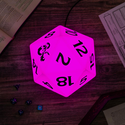 Dungeons & Dragons D20 Desk Lamp