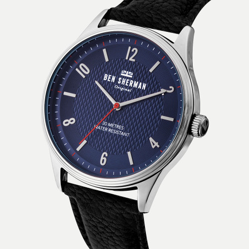 Ben Sherman Watch in Navy and Black