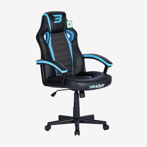 BraZen Salute PC Gaming Chair - Blue
