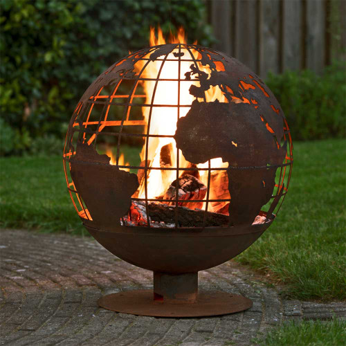 Fire Globe Metal Fire Pit