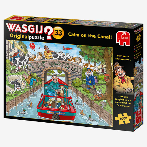 Wasgij Original 33 Calm on the Canal 1000 Piece Puzzle