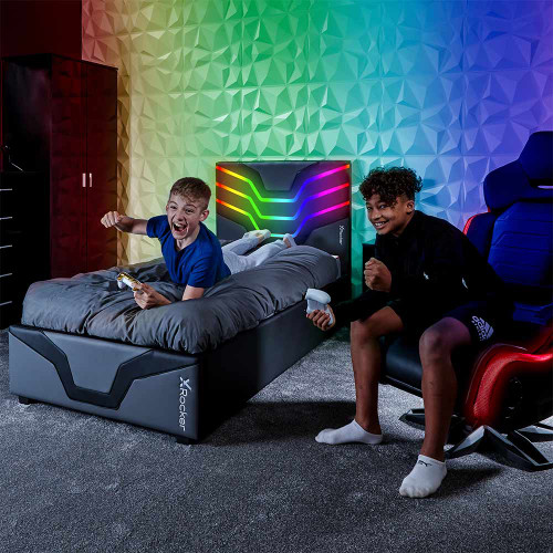 X Rocker Cosmos RGB LED Gaming Bed - Single