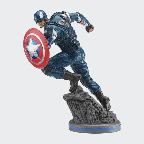 Marvel Gamerverse Avengers 9” Captain America Statue