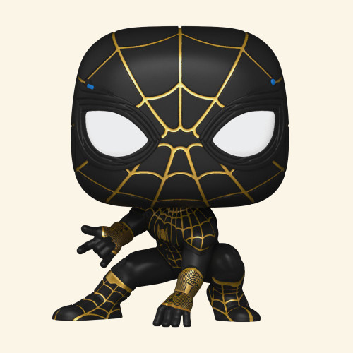 Marvel Spider-Man Black & Gold Suit Pop! Vinyl Figure