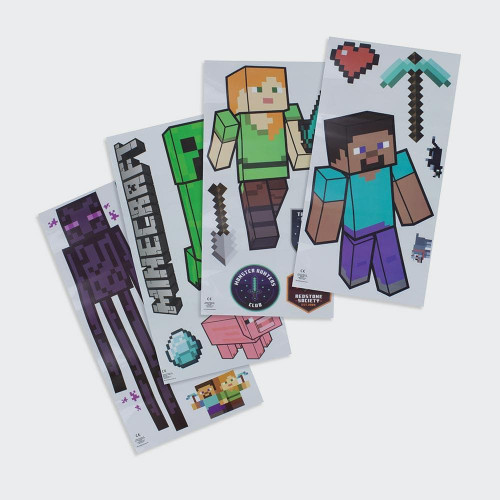 Minecraft Reusable Wall Decals