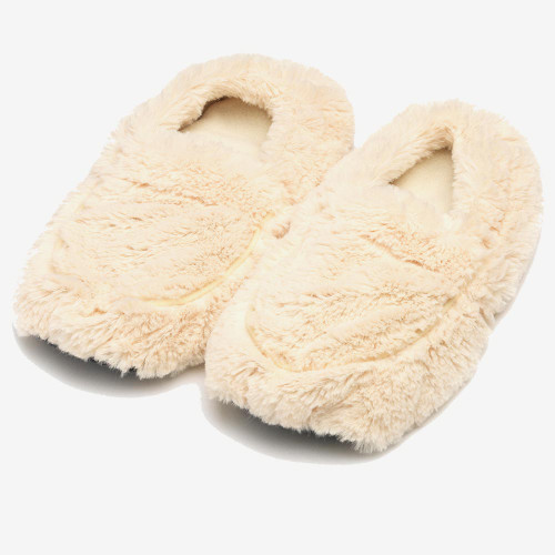 Warmies Cream Microwavable Slippers