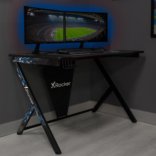 X Rocker Ocelot Gaming Desk – Blue