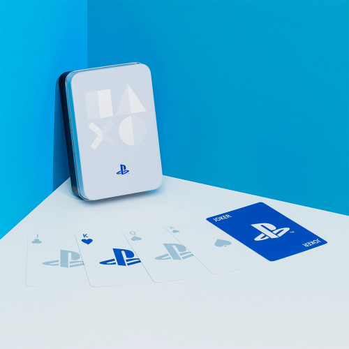 PlayStation Playing Cards in Metal Tin