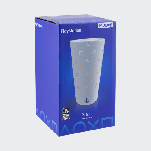 PlayStation Icons Drinking Glass