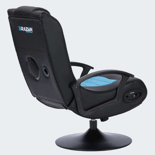 BraZen Stag 2.1 Bluetooth Gaming Chair – Black and Blue