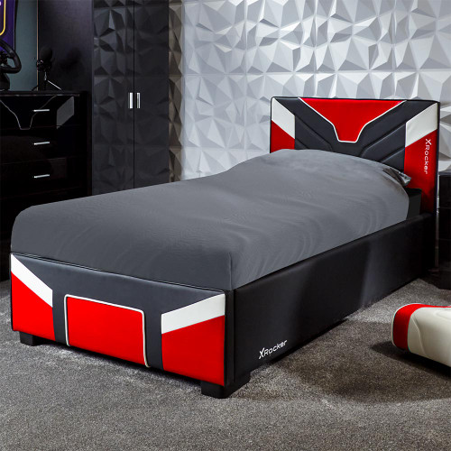 X Rocker Cerberus Single Gaming Bed in a Box – Red