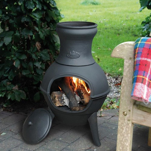 Cast Iron Terrace Heater with Open Front – Small