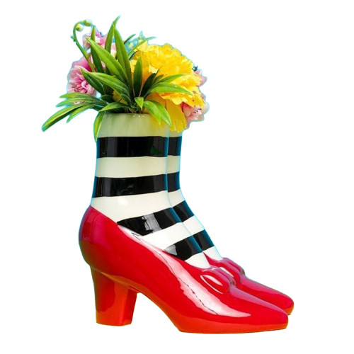 The Wizard of Oz Red Slippers Tabletop Vase