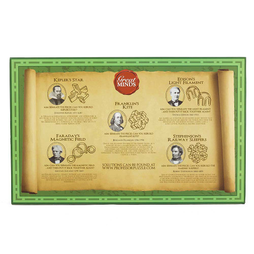 Great Minds Set of 5 Puzzles by Professor Puzzle
