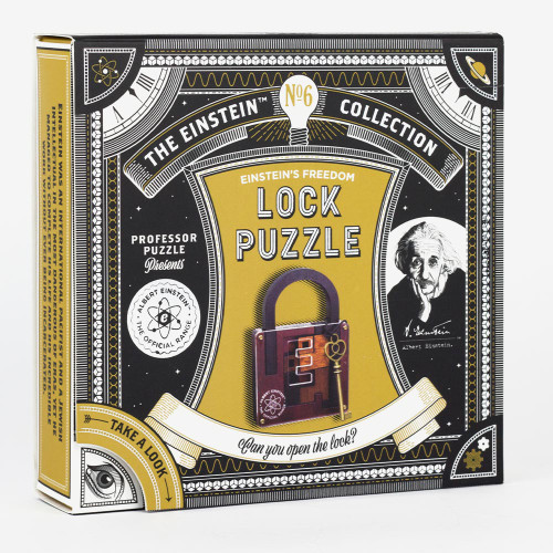 Professor Puzzle Einstein Lock Puzzle
