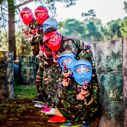 Junior Paintball for Four - Aged 8 to 12 years