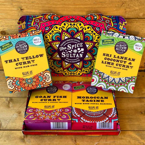 Spice Sultan World Explorer Curry Gift Set – 4 Curry Packs