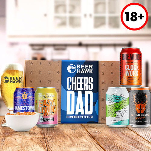 Beer Hawk Cheers Dad Beer Gift Box