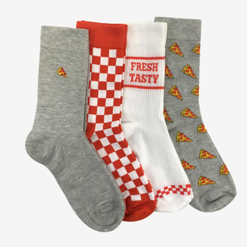 Urban Eccentric Pizza Sock Set – 4 Pack