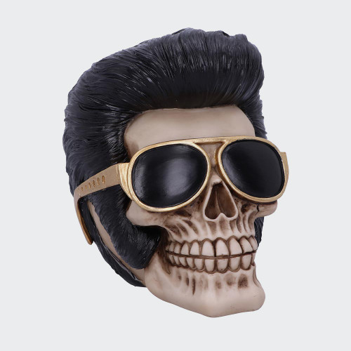 The Uh Huh Skull Elvis Presley Figure