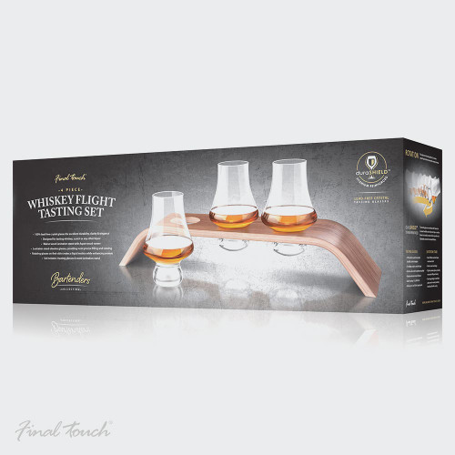 Final Touch 4 Piece Whisky Flight Tasting Set