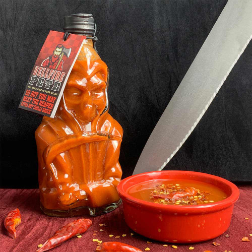 Hellfire Pete Grim Reaper Extra Hot Chilli Sauce