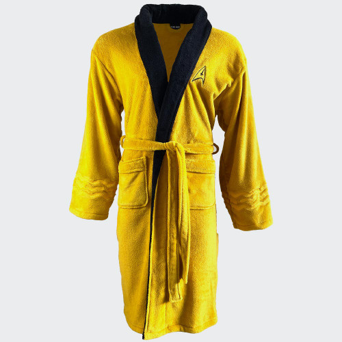 Star Trek Captain Kirk Original Mustard Bath Robe