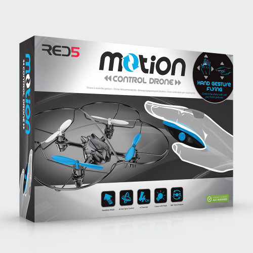 Blue Motion Controlled Drone