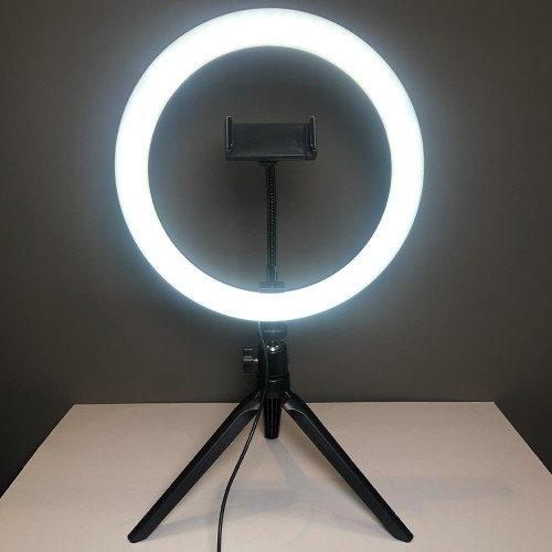 10” Ring Light with Tripod and Phone Holder