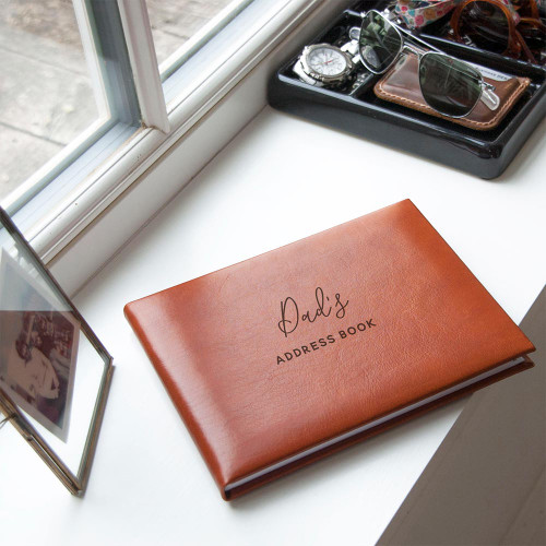 Personalised Leather Address Book
