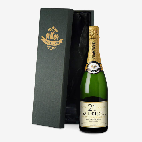 Personalised Birthday Celebration Champagne