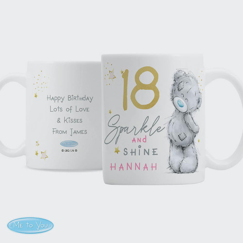 Personalised Me to You Sparkle and Shine Birthday Mug
