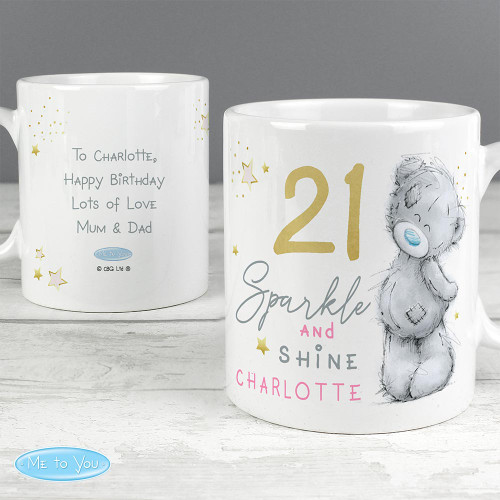 Personalised Me to You Sparkle and Shine Birthday Mug